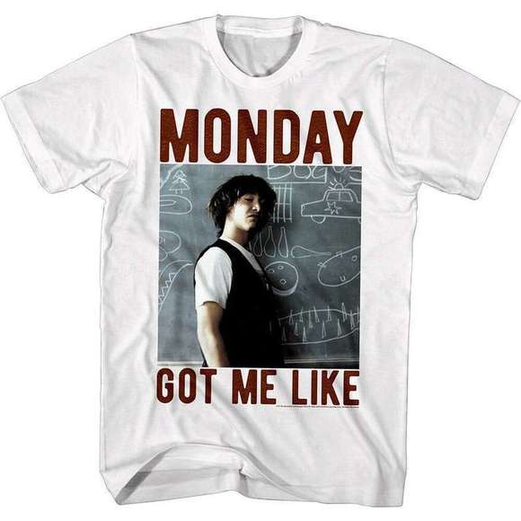 T-shirt Bill & Ted's Excellent Adventure - Bleu - Taille M - Occasion Très Bon état - Loot Crate